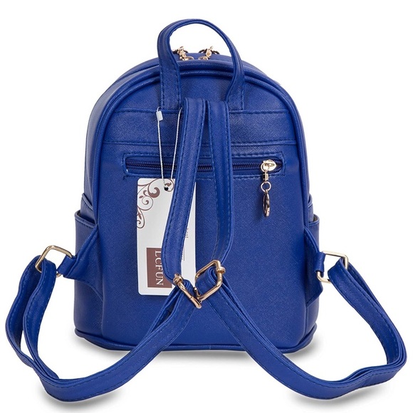 New Blue Backpack Ribbon Purse - Picture 4 of 7